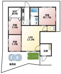 東京都世田谷区松原6【一戸建】の間取り