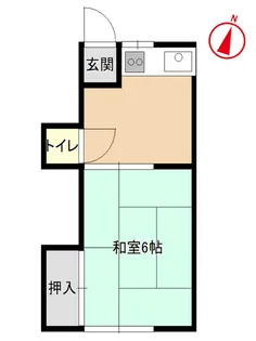 東一アパート【2階】の間取り