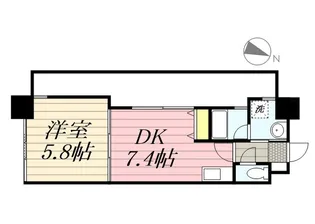 福岡県久留米市小頭町【マンション】の間取り