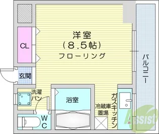 メーゾン・カトー【2階】の間取り