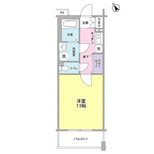 千葉県習志野市津田沼3【マンション】の間取り