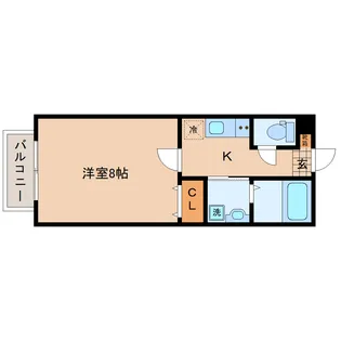 エクシア平成【1階】の間取り