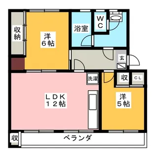 KSマンション【4階】の間取り