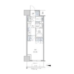 パークアクシス名駅南グランデ【3階】の間取り