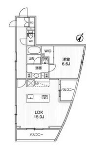 GranDuo中目黒4【3階】の間取り