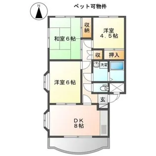 東京都八王子市松木【マンション】の間取り