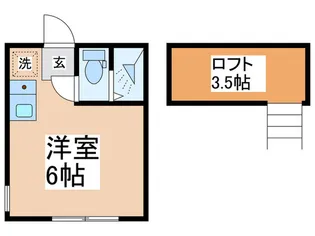 アクタス【2階】の間取り