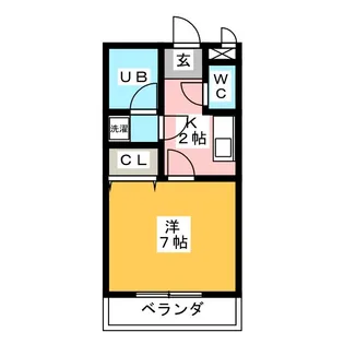 エクセルシオールM【2階】の間取り