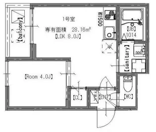 GRAND BEAR【1階】の間取り