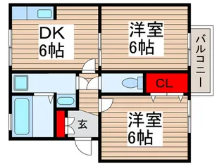 フローレンスTC【2階】の間取り