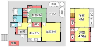 東京都青梅市友田町4【一戸建】の間取り