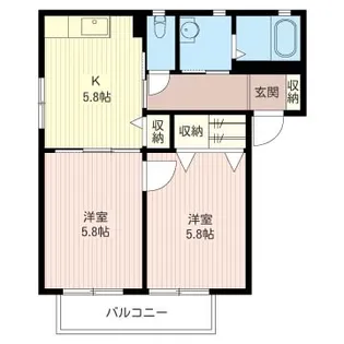 アネーロL【2階】の間取り