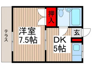 三和コーポ【2階】の間取り