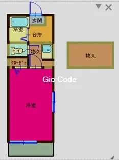 LLSリバーサイド新田A【3階】の間取り