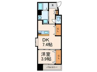 福岡県北九州市戸畑区天神2【マンション】の間取り