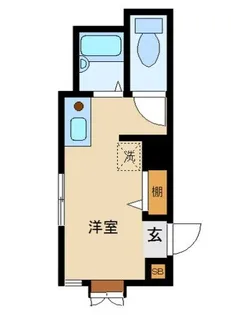 シャルム北新宿【1階】の間取り