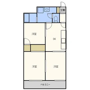 サンプラザ浪速1番館【11階】の間取り