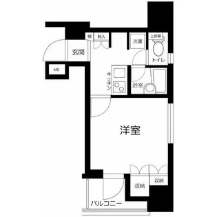 プレール・ドゥーク八丁堀【3階】の間取り