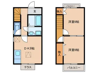 愛知県知立市宝1【一戸建】の間取り
