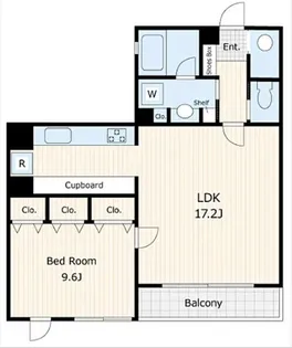 グレースコート曙【3階】の間取り