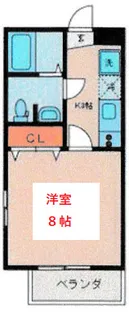 東京都品川区西中延3【マンション】の間取り
