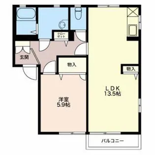 グランドソレイユ A【1階】の間取り