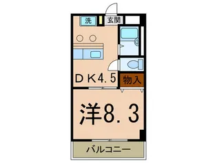 メープルレジデンス【4階】の間取り