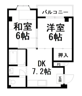 ヴィラロイヤルYUKI【4階】の間取り