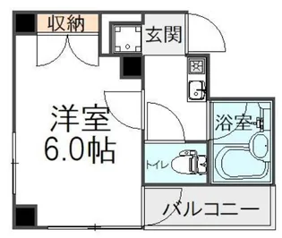 スクエア本八幡【3階】の間取り