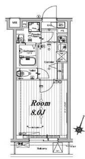 メイクスデザイン池袋パークサイド【2階】の間取り