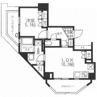 レジディア中落合A棟【7階】の間取り
