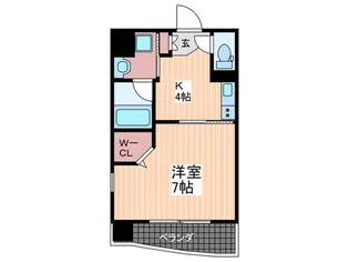 ルービンス十日市II【5階】の間取り