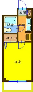 第2コーポ代田【6階】の間取り