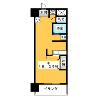 ひまわりやなべ【5階】の間取り