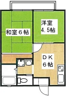 マリンハイツ浜見台【2階】の間取り