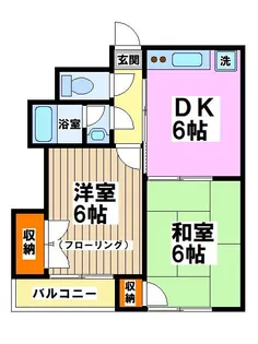 プレステージ三鷹【3階】の間取り
