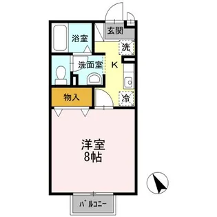 みいと寮 らん【2階】の間取り