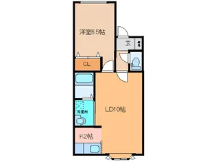 DEARIII【2階】の間取り