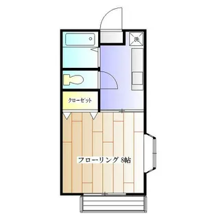 ハイツミヤII【2階】の間取り