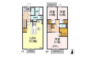 メゾン・ド・シーマGleeの間取り