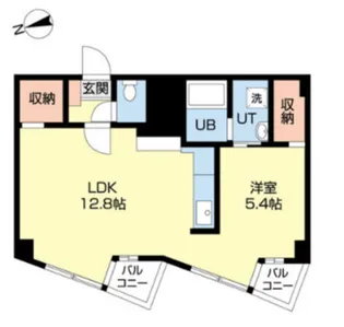 プライムパーク円山公園【6階】の間取り