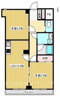 ロイヤル二ノ橋ビル【3階】の間取り