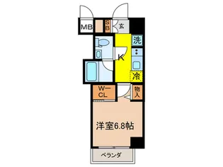 MYRIA RESIDENCE Komagome【8階】の間取り