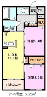 シャーメゾン戸田公園【3階】の間取り
