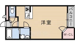 レオパレスリビエルブランシェ2【1階】の間取り