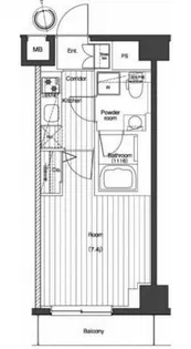 プレミアムキューブG北新宿【2階】の間取り