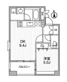 クリオ三田ラ・モード【7階】の間取り