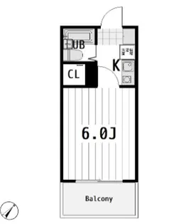 ケイエル市川【1階】の間取り
