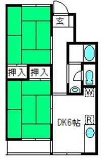 ルアール佐知川5号館【2階】の間取り