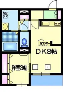 DUCATI要町【1階】の間取り